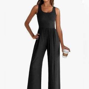 Pinc Classic Black Sleeveless Jumpsuit